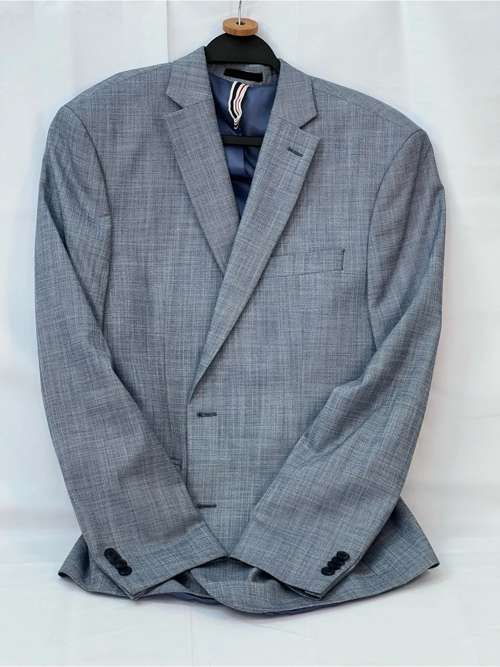 Ben Sherman Light Blue Gray Sport Coat 42R
